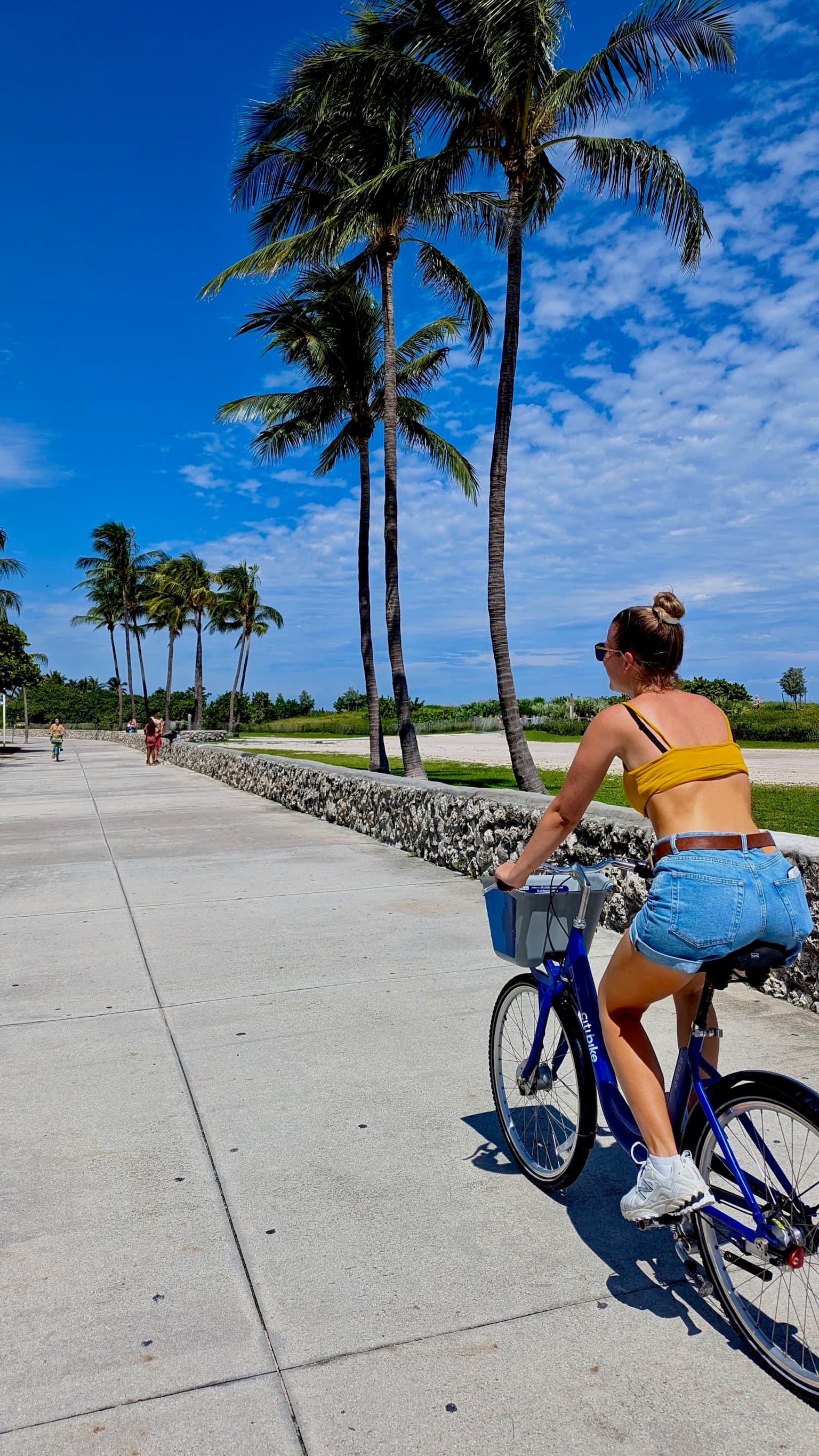 Fahrradtour am Miami Beach entlang