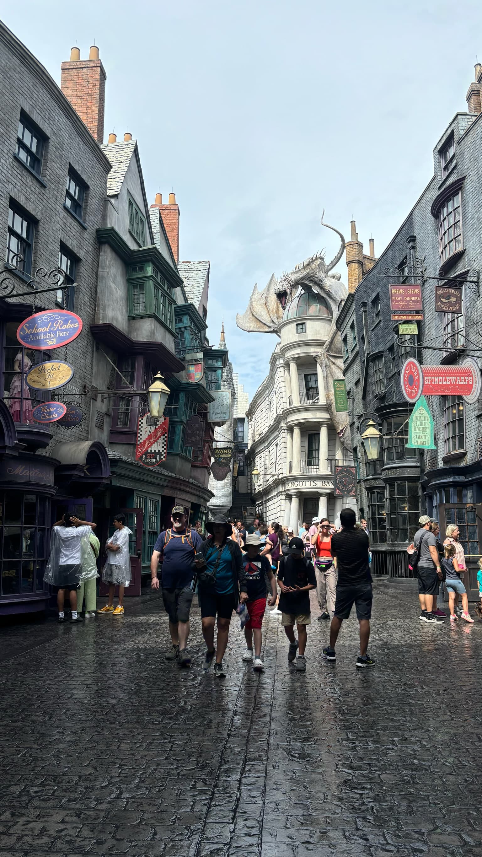 Winkelgasse in den Universal Studios in Orlando