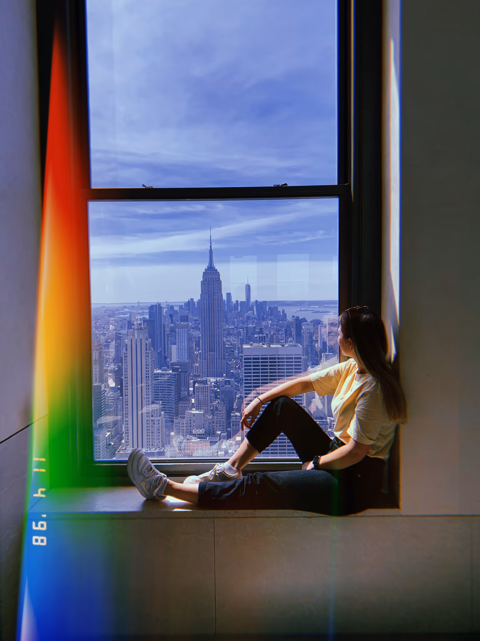 Blick vom Top of the Rock auf das Empire State Building