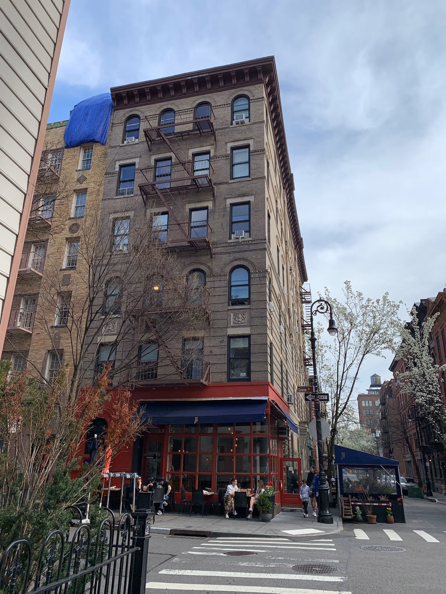 Die Außenaufnahmen des Friends-Apartments in der Bedford Street