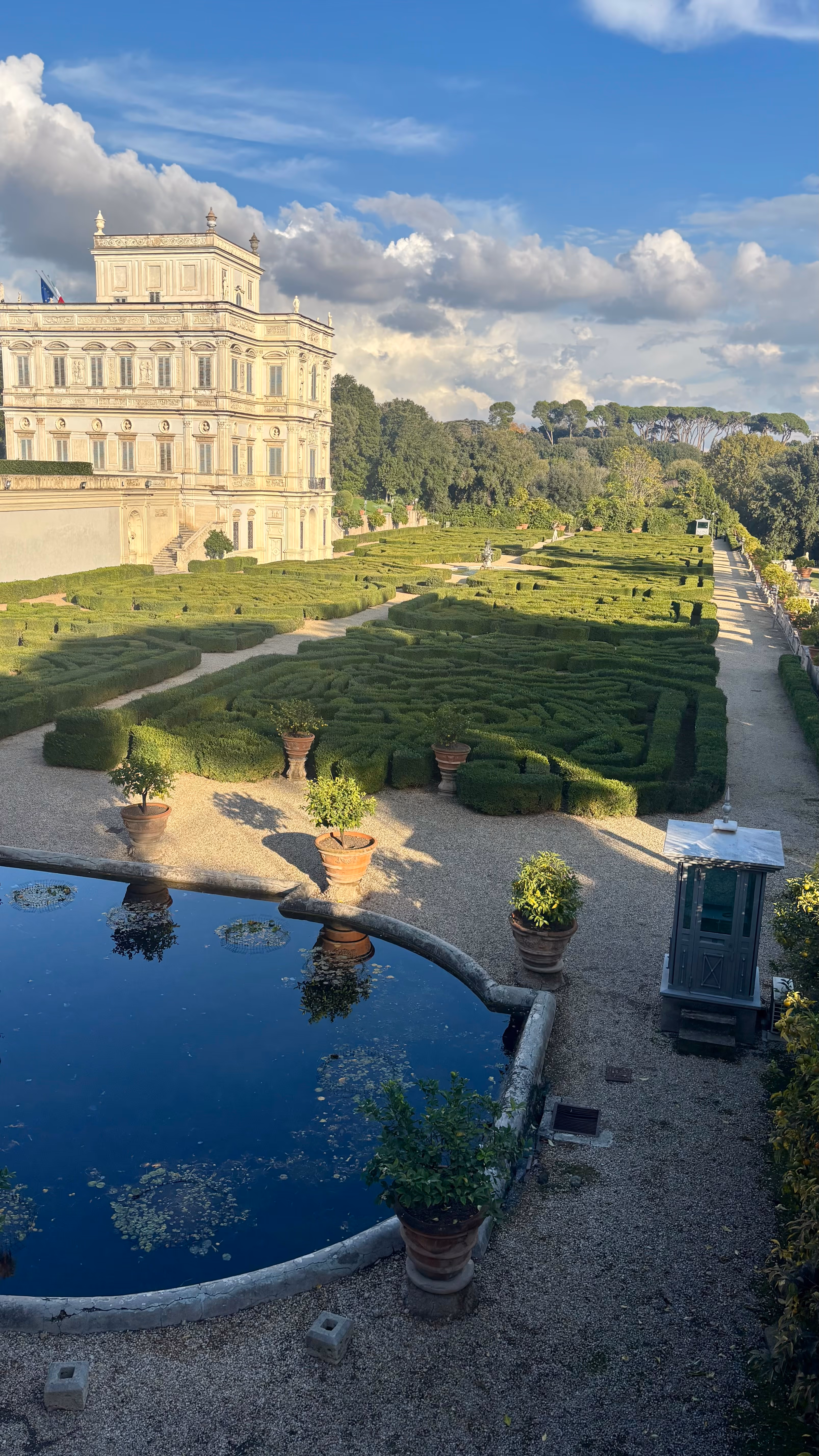 Die Villa Doria Pamphilj mit ihrem Garten