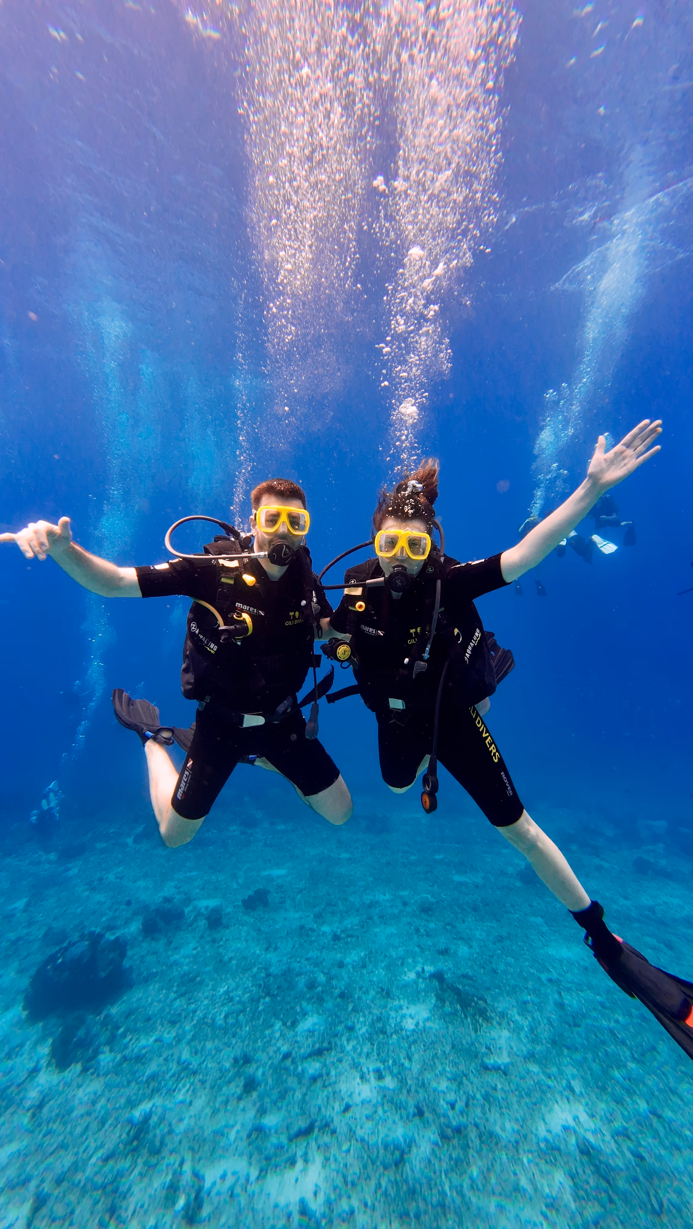 Sicherheitsstopp beim Halik Reef, Gili T